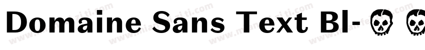 Domaine Sans Text Bl字体转换